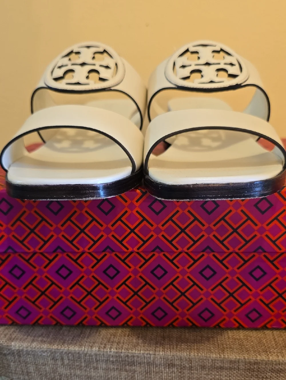 Tory Burch Bombe Miller Heel Sandals - Picture 5 of 14
